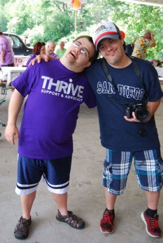 Thrive participants at FunFest