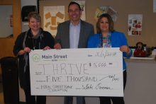 Main Street Bank Donation