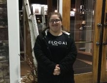 Kristen Camacho ready for work at The Local.