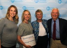 Accepting The Cummings Foundation grant.
